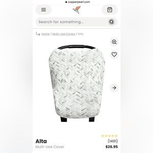 Copper Pearl Multi Use Cover- Alta